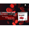 FERROPOLYN DIETARY SUPPLEMENT ( VITAMIN C + IRON AS FERROUS BISGLYCINATE + FOLIC ACID + VITAMIN B12 ) 30 HARD GELATIN CAPSULES